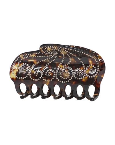Maanesten - Kamaria Haarspange - Dark Tortoise